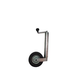 Jockey Wheel Assembly 60mm Smooth Shaft H/D No Bracket