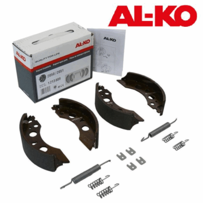 Genuine AL-KO Brake Shoes Set 1213889 (New Part Number 1732461) (2050/2051)  200mmx50mm