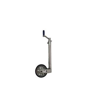 Jockey Wheel Assembly 48mm Ribbed Shaft No Bracket