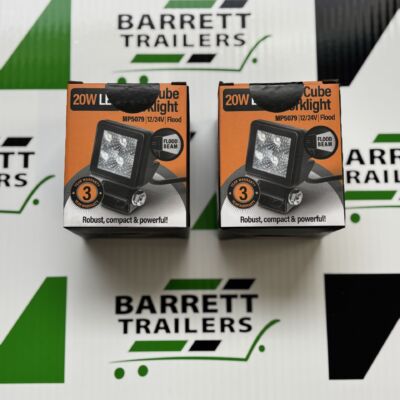 MP5079 Mini Cube 12V/24V 20W Work Light x 2