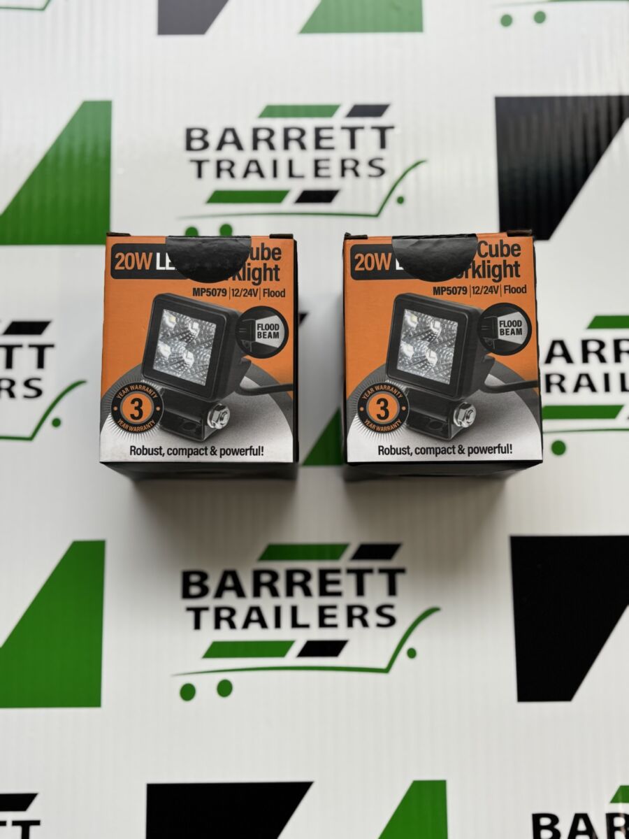 MP5079 Mini Cube 12V/24V 20W Work Light x 2