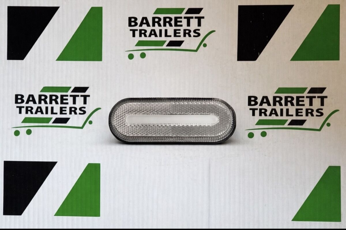 10-30V LED GLO Clear Front Marker/Reflector