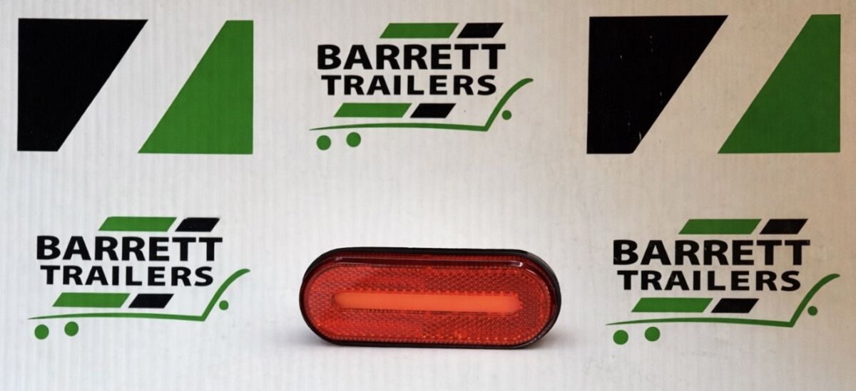 10-30V LED Glo Red Rear Marker/Reflector