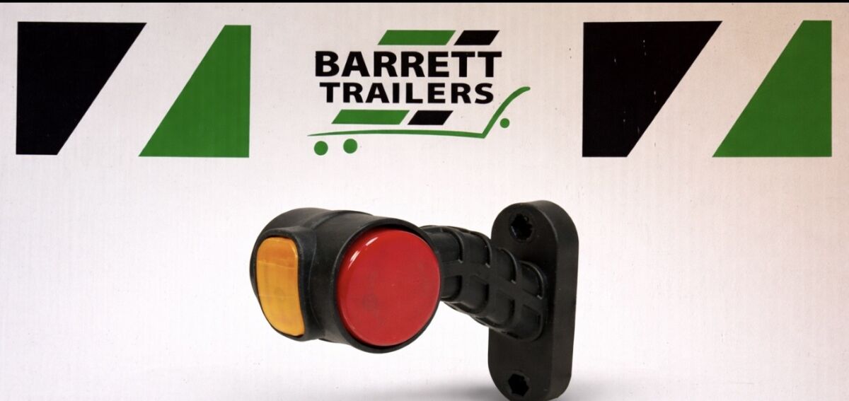 10-30V LED Glo Red/White/Amber LH End Outline Stalk Marker Lamp