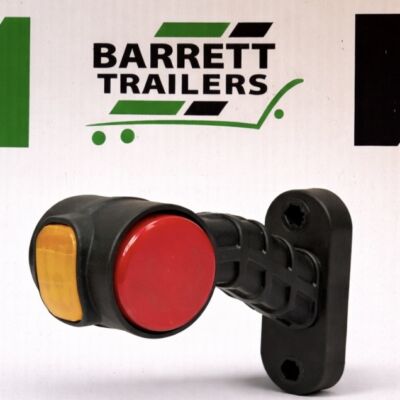 10-30V LED Glo Red/White/Amber RH End Outline Stalk Marker Lamp