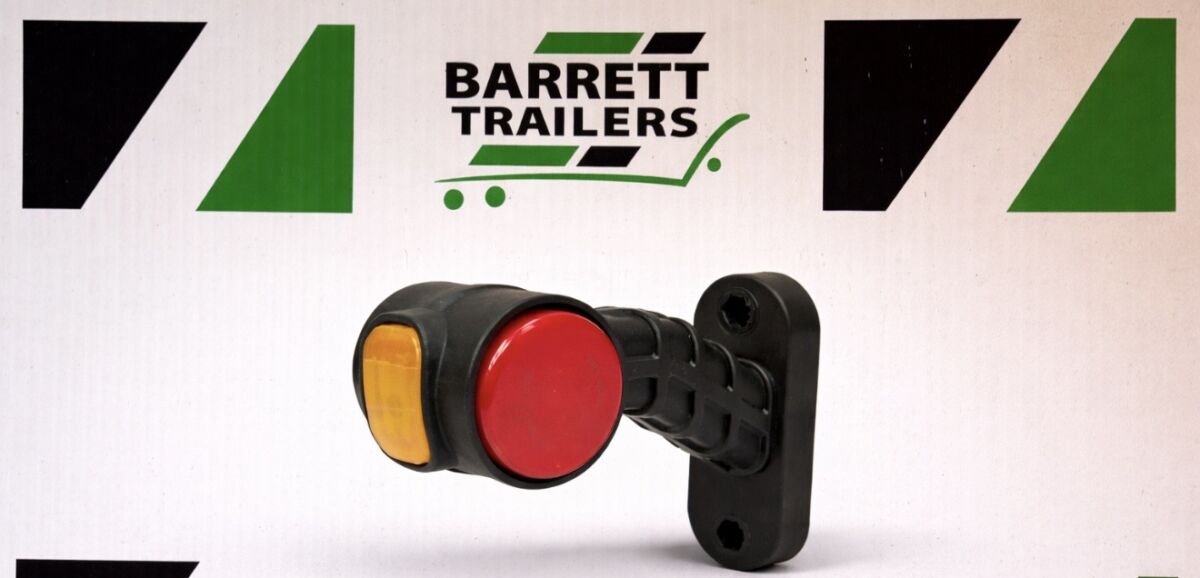 10-30V LED Glo Red/White/Amber RH End Outline Stalk Marker Lamp