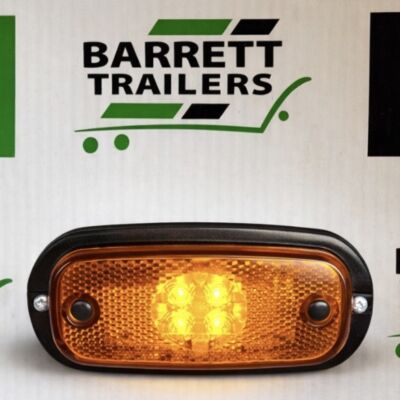 Perei 12/24V Amber LED Side Marker Lamp