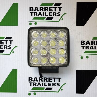 10-30V 48W LED Worklamp – 16x3W 3800lm Flood IP67