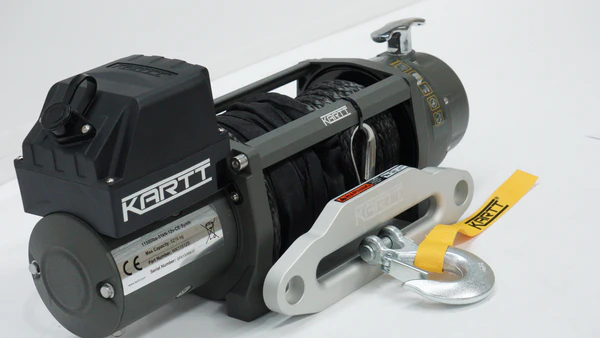 9500 lbs 12v Electric Winch Synthetic Rope - Image 4