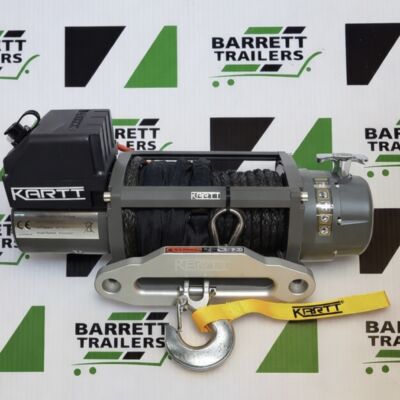 9500 lbs 12v Electric Winch Synthetic Rope