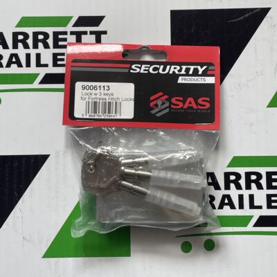 Replacement Lock with 3 Keys for Fortress Hitchlocks