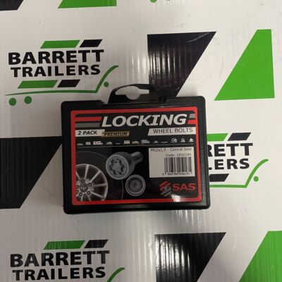 SAS Locking Conical Wheel Bolts 2 Pack